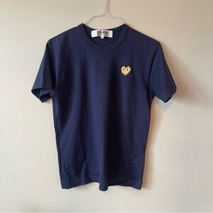 Comme Des Garçons Navy Blue Tee
